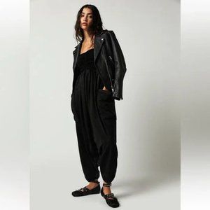 Free People Jayla Harem Convertible Jumpsuit NEW
